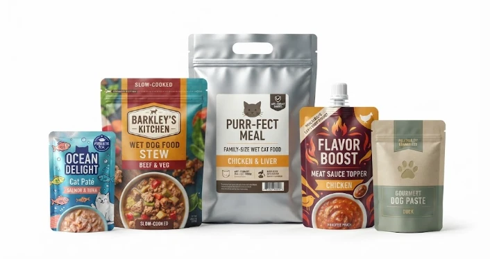 The pet wet food fresh packaging The pet wet food fresh packaging